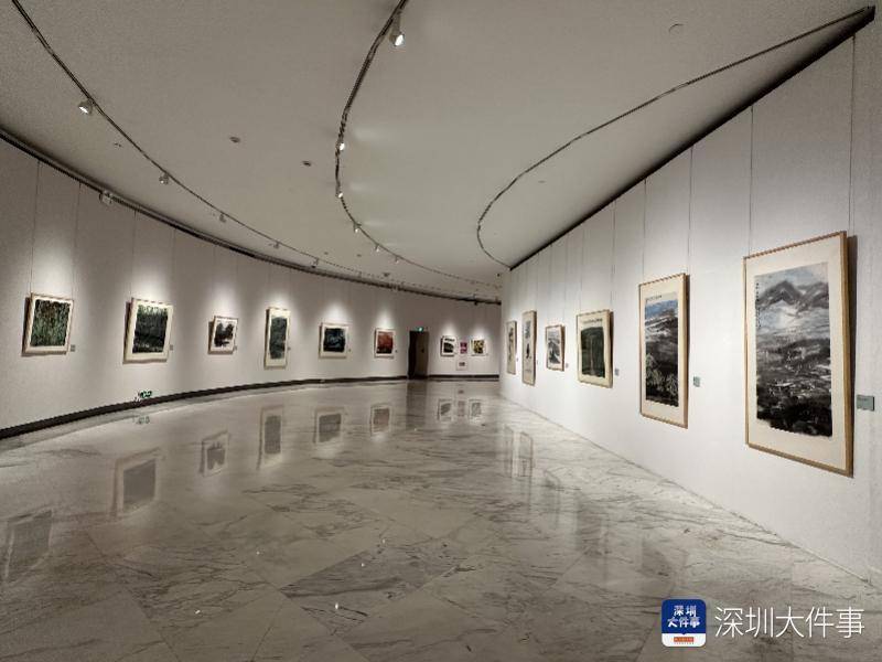 梁江艺术作品回顾展，50年学者书画在深圳展出