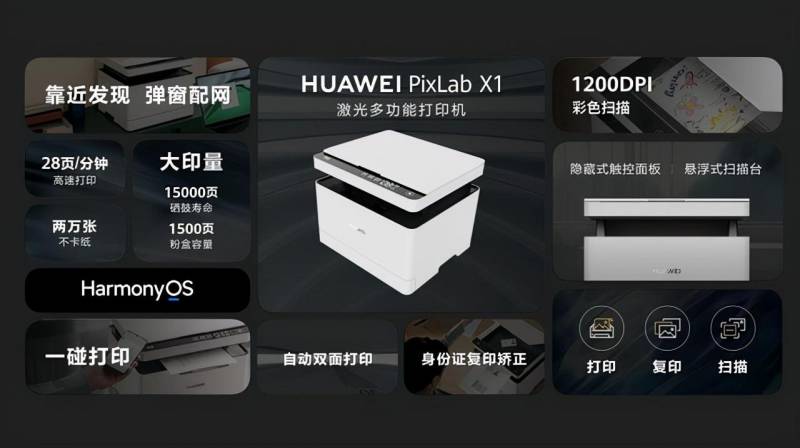 华为PixLab X1，高效打印，办公家用的明智选择