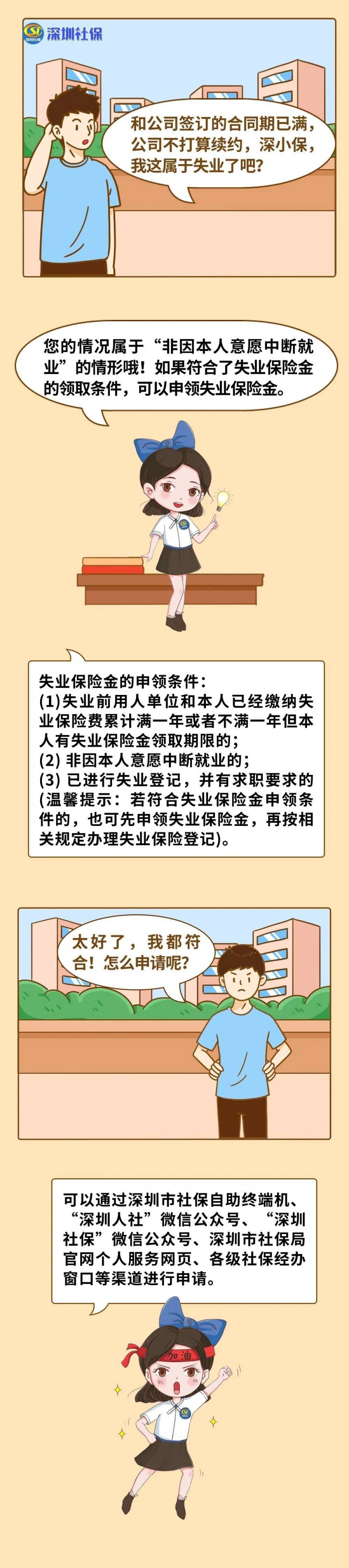 深圳社保局，失业保险金正常发放，短信停发系系统故障所致