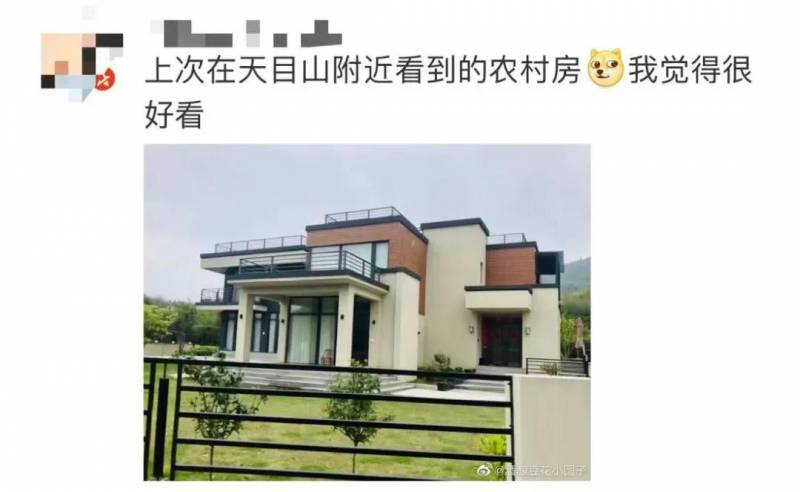 太房热线微博热议，农家自建房美如画，网友点赞卧虎藏龙