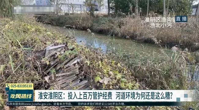 江苏省水利厅微博视频，百万元管护河道效果如何？官方回应群众疑问