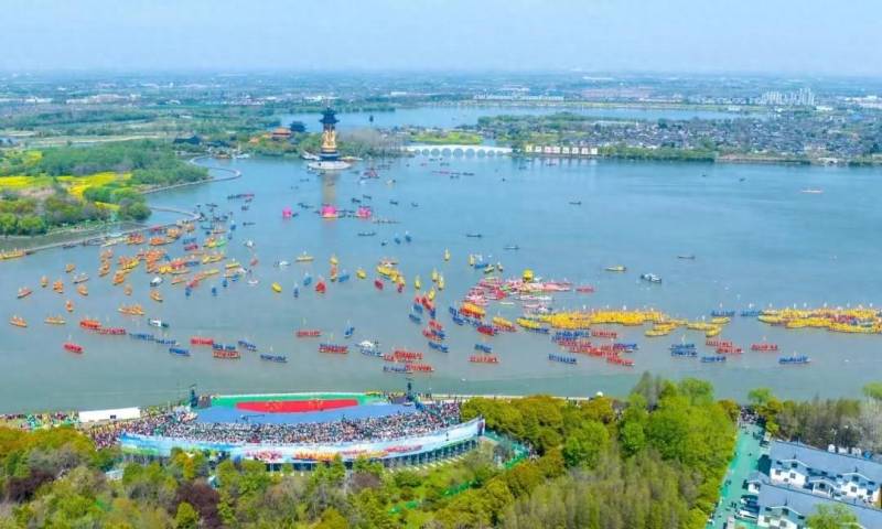 2024泰州姜堰溱潼会船抢先看，4月6日启幕盛况