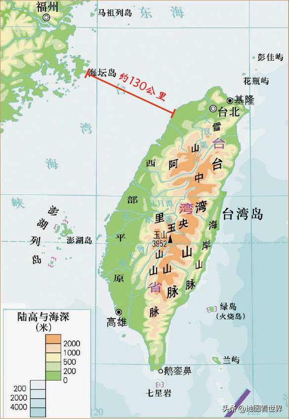 台湾天涯，两岸非遥，心距何止五公里