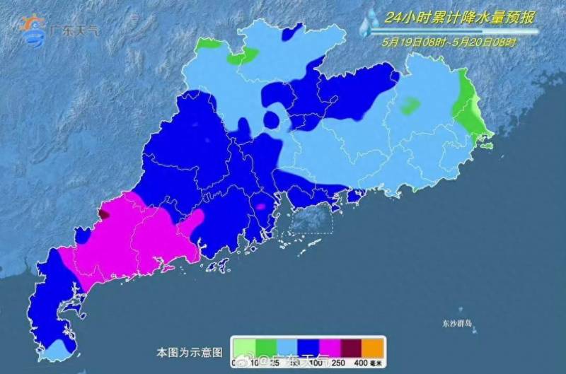 广东进入“龙舟水”季节，预计降水量略高于常年平均水平！关键降水时段发布