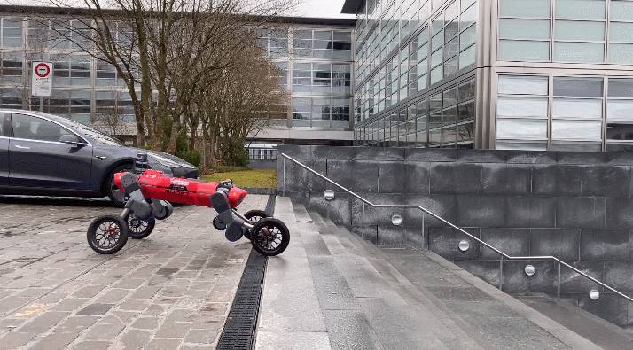MarcoBlaze，22km/h速度、50kg载荷，Swiss-Mile机器人灵活变身
