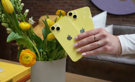 苹果推出黄色款iPhone14 新色真机上手即视感