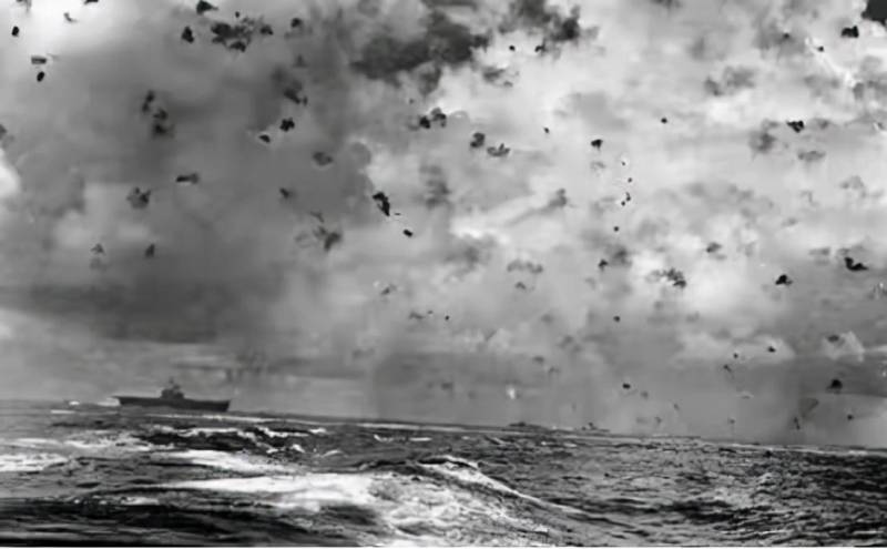 历史上最大航母对战，美15艘对阵日9艘，海上风云激荡