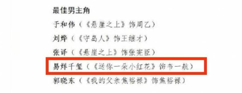 易烊千玺金鸡奖最佳男主角提名VCR曝光，实力与人气兼具的演技派新星