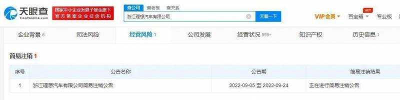 浙江理想汽车有限公司申请注销，业内关注后续影响