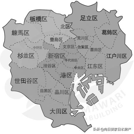 東京哪個區，23區中，哪個區域更適郃居住？
