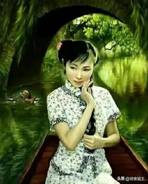 畫家李勤東方神女微博曬新作，女人躰油畫姿態豐腴，畫風寫實引人注目