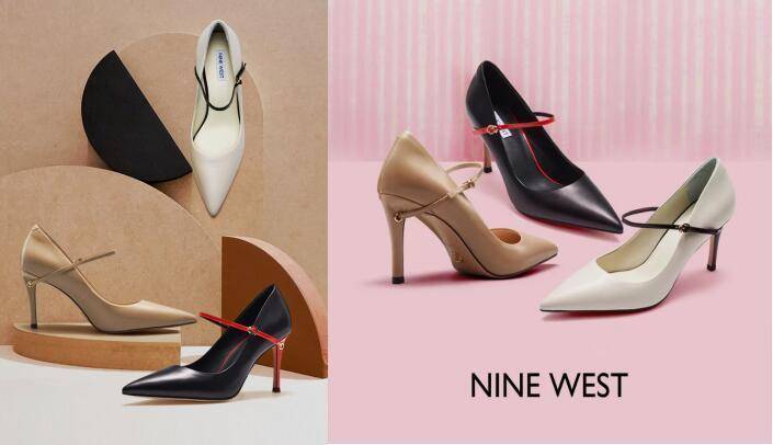 NINEWEST玖熙中國的微博，“轉發贏取周也同款涼鞋，時尚與你同在！”
