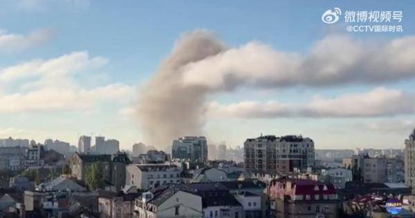 乌克兰首都遭遇导弹袭击，总统办公室附近区域受影响！