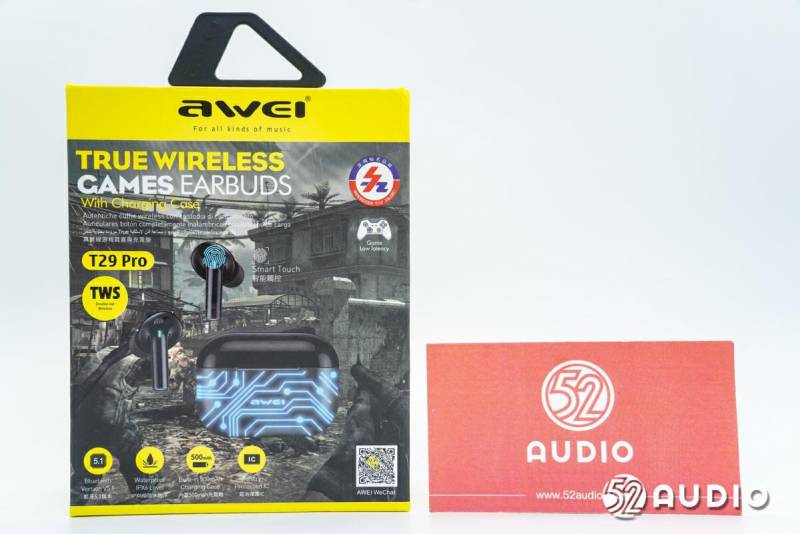 AWEI用維T29 Pro真無線耳機拆解，7色RGB炫彩呼吸燈，7小時單次續航，性價比之選