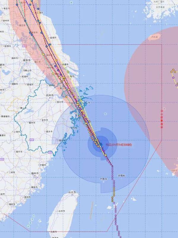 台风“梅花”二次登陆预警，强度不减，影响的地区居民请做好防范