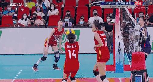 2014年女排亚洲杯小组赛中国3-1逆转泰国，取得关键胜利