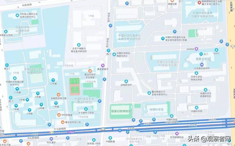 中国科普网的微博，揭示大屯路成为自然科普地标之谜