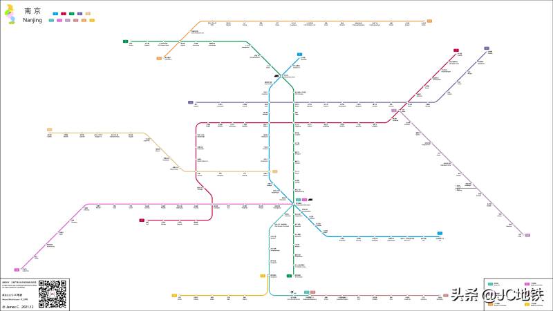 南京地铁线网发展史，线路图变迁记录