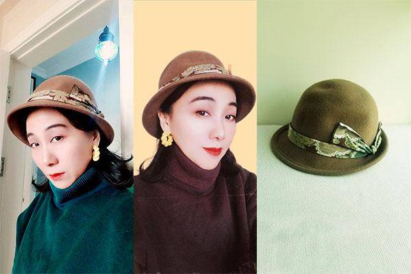 可爱淑女风格的女生帽子分享——风格各异的女式帽子