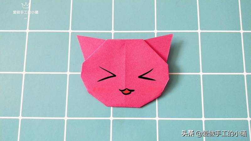 折纸小猫，轻松学会儿童趣味手工，打造可爱小猫折纸教程
