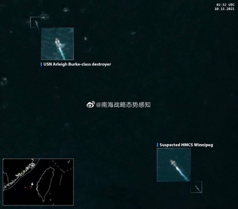 美加军舰挑衅台海，引发地区紧张