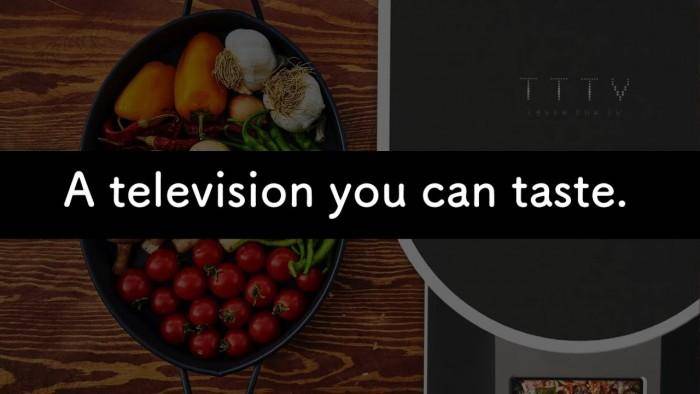 TTTV，日本团队研发可“舔屏”风味电视 刷新观影体验
