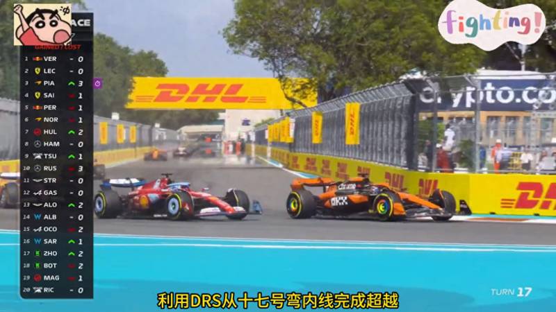 【2024五分钟】F1迈阿密站精彩瞬间盘点 #诺里斯出色表现