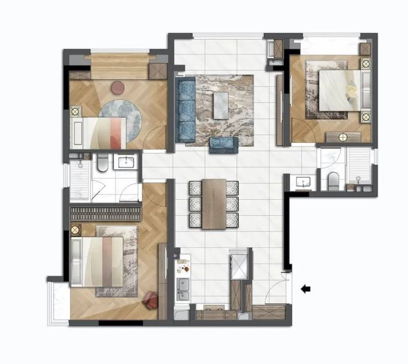 曹路9号线爱法花园一期住宅项目即将开盘，户型面积及价格曝光！