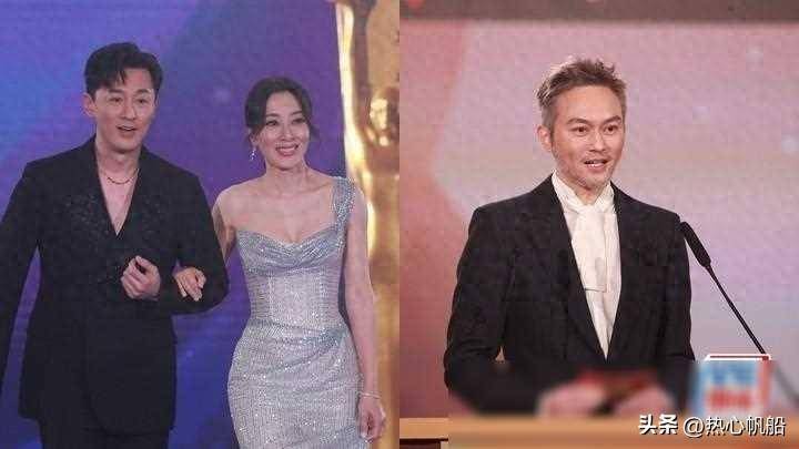 林峰杨怡吻戏背后的故事！TVB颁奖礼上甜蜜互动，引爆观众热情