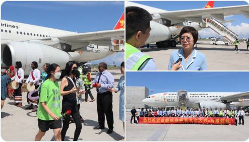 三年后重逢！首批中国游客抵达马尔代夫，旅游部长热情接机，外长推特致欢迎