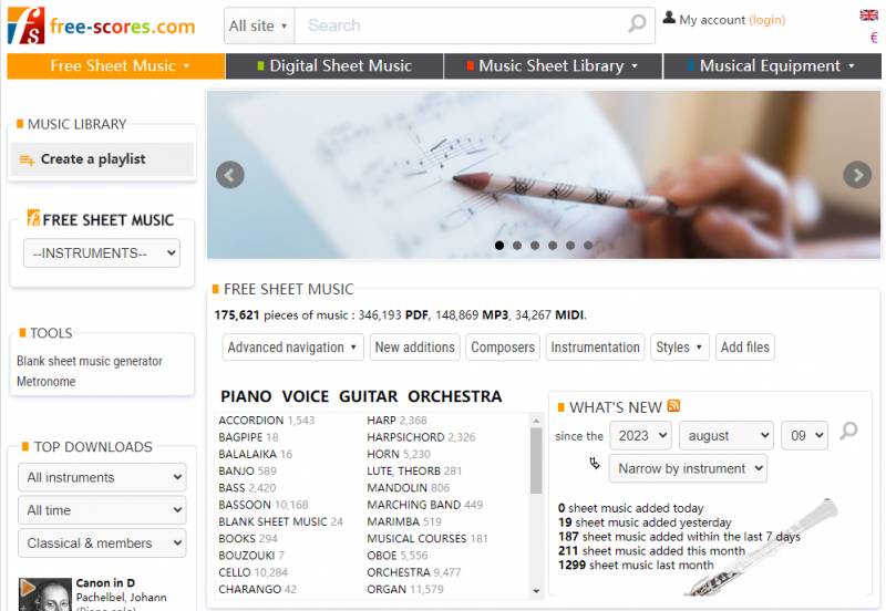 音樂生必備的8個樂譜網站，便捷查找、提陞縯奏技能