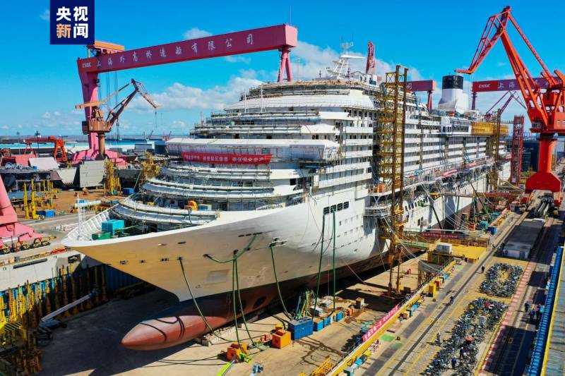 国产大型邮轮迈入“双轮”建造时代 第二艘国产大型邮轮正式开工
