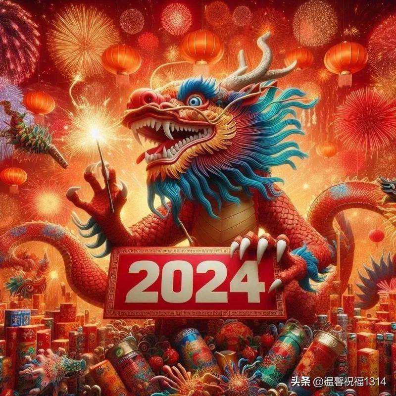 2024年新年春节最打动人的朋友圈祝福文案和微信图文——温馨喜庆的拜年祝福图片大全