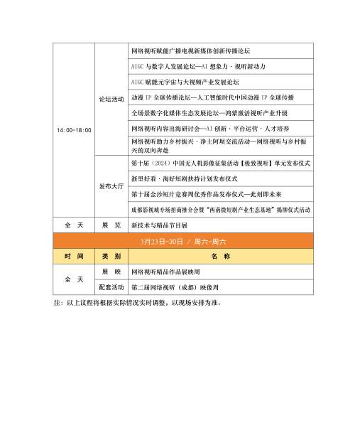 蓉城春意浓，第十一届中国网络视听大会即将启幕