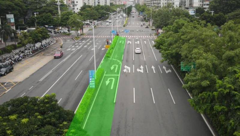 江门汇悦城周边交通优化 掉头位增设红绿灯