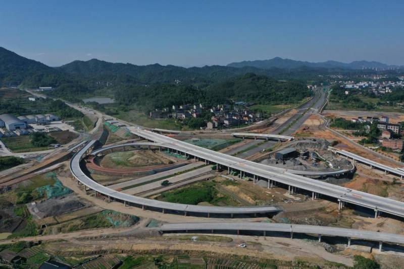 上浦高速广丰互通主体工程已完工 预计明年一季度投入使用